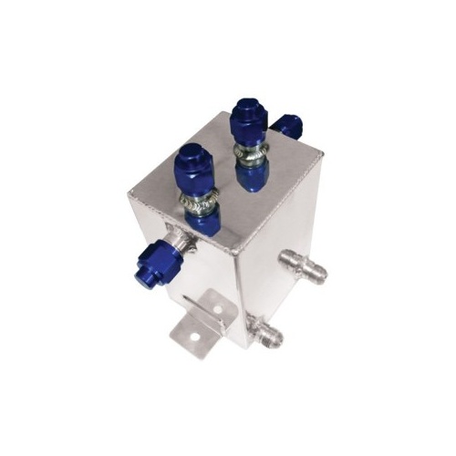 2.0 Litre FUEL OIL Water Can Features 6 x Inet/Outlet 10AN Fittings (M024)