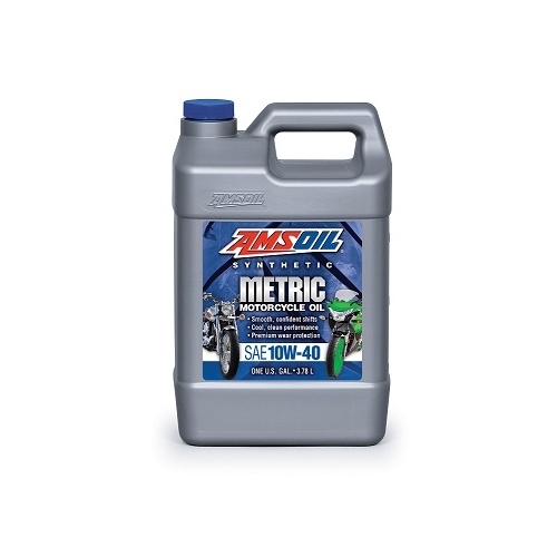 AMSOIL 10W-40 Synthetic Metric® Motorcycle Oil