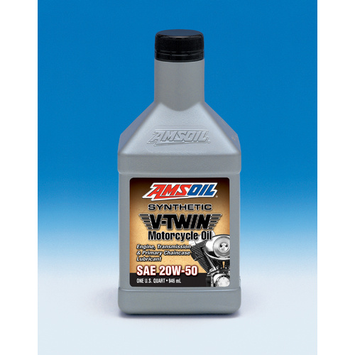 Amsoil V-Twin 20W-50 Motorcycle Oil MCV