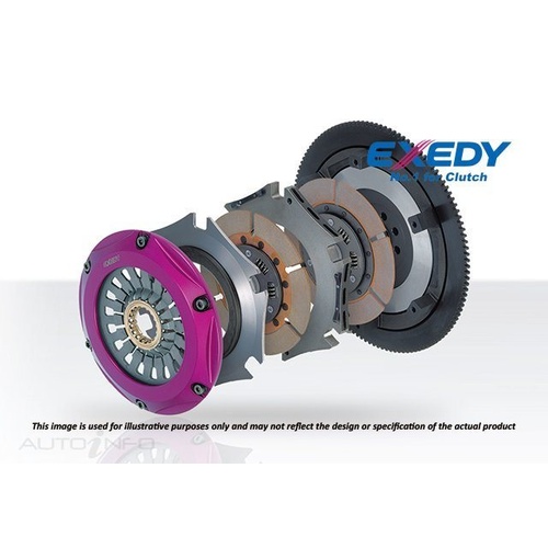 Exedy Hyper Twin Plate Multi (Ceramic Friction Material, High Clamp Load, Sprung Disc) MM022HD