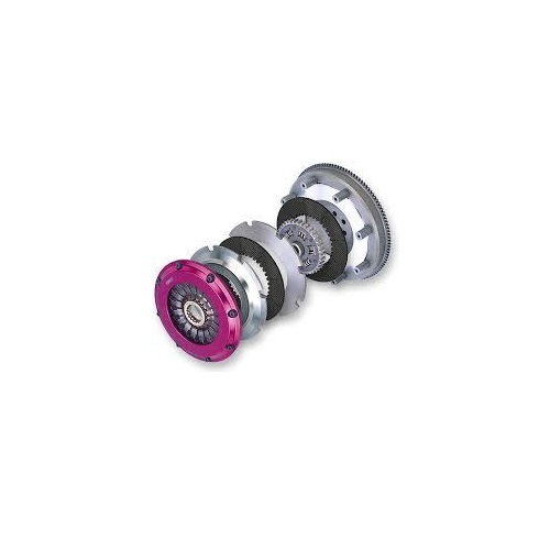 Exedy Hyper Twin Plate CARBON-D (Carbon Friction Material/ Sprung Clutch Disc) (MM062HDMC1)