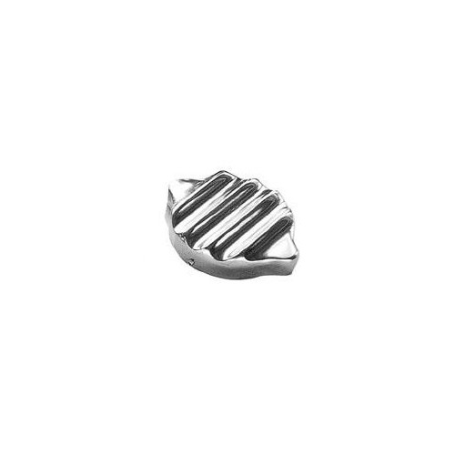 Polished Finned Alloy Radiator Cap Cover - Suit Large Cap 3.250"