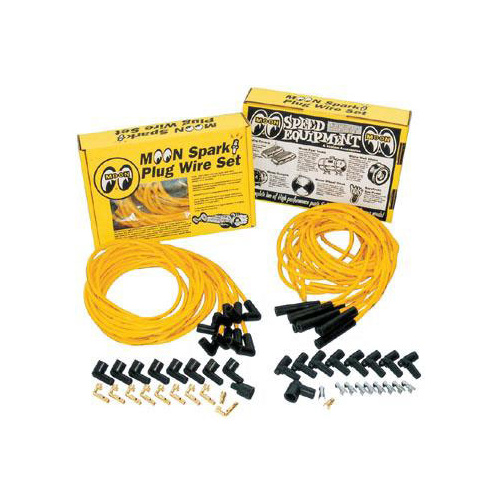 Yellow Universal Lead Set - 90° Spark Plug With STD Or HEI Distributor Ends