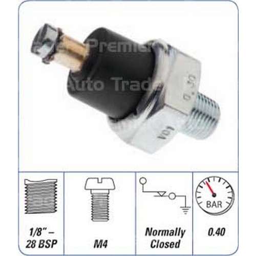 Engine Oil Pressure Switch - Screw on Terminal (OPS-040)