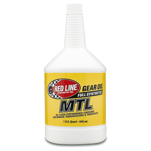 MTL 75W80 GL-4 Gear Oil - 1 Quart Bottle (946ml) (RED50204)