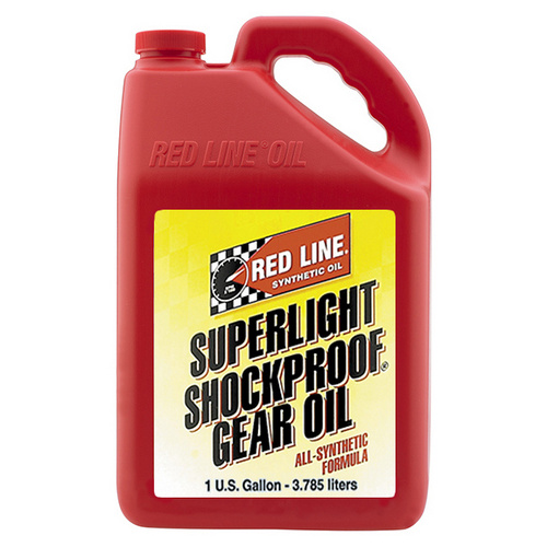 Superlight ShockProof Gear Oil - 1 Gallon Bottle (3.785 Litres) (RED58505)