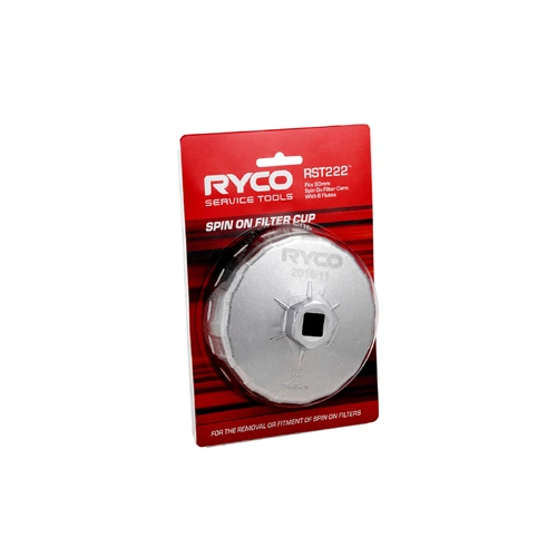 Ryco 93mm 8-Flute Spin-On Filter Removal Cup RST222