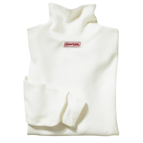 Soft Knit Nomex Underwear - Small, White Top, SFI & FIA Approved