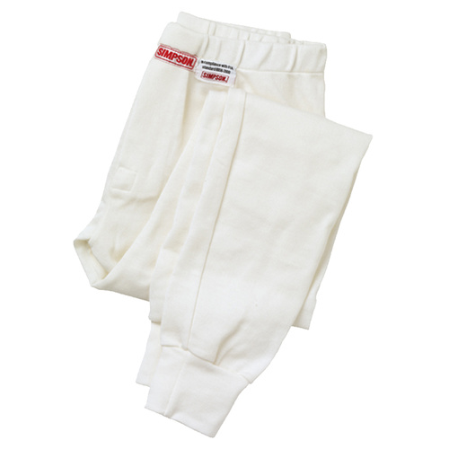 Soft Knit Nomex Underwear - Small, White Bottom, SFI & FIA Approved