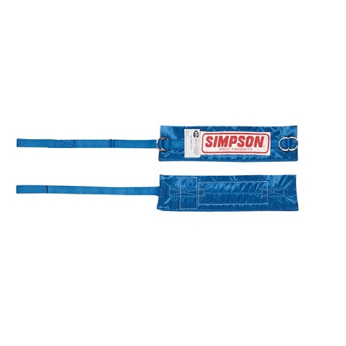 Arm Restraint - Blue, Individual Strap Mount, Sold As Pairs