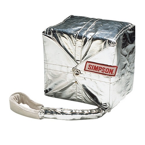 12' Crossform Drag Chute - Black Chute With Aluminised (Silver) Pack Suit TF/FC & Alcohol Up To 300 mph