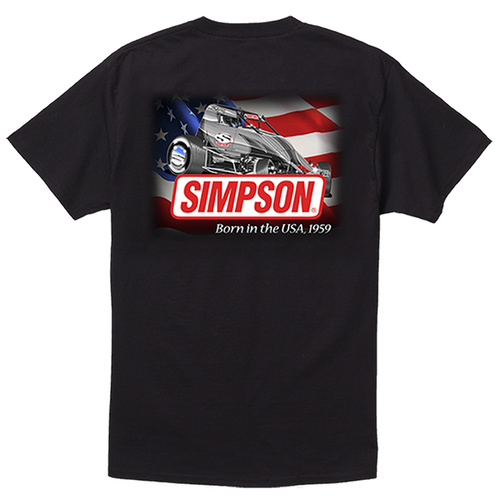 Simpson 2015 American Flyer Tee - Black, Medium