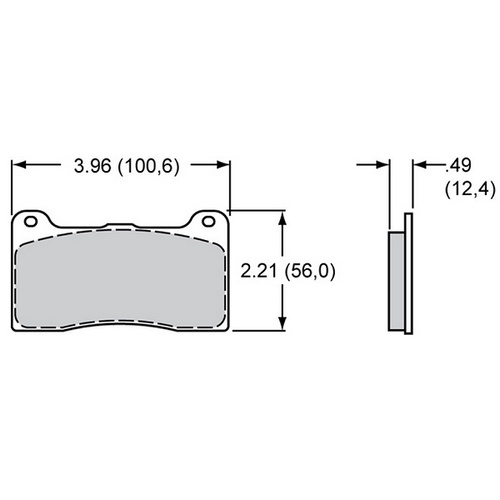 Smartpad Brake Pad Set with BP-30 Compound (WB150-11735K)