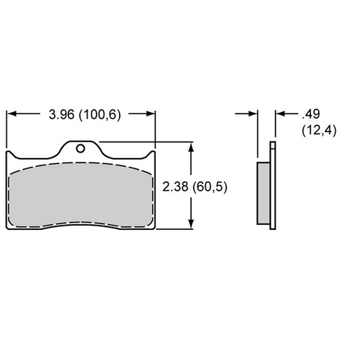 Smart Pad Brake Pad Set with BP-10 Compound (WB150-8850K)