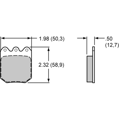 PolyMatrix Brake Pad Set with A Compound (WB15A-10142K)