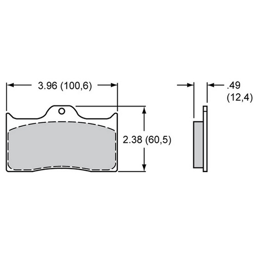 PolyMatrix Brake pad Set with A Compound (WB15A-5734K)