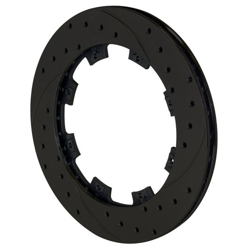 8 Bolt SRP Drilled & Slotted Performance Rotor ( l/H) 32 Vanes Black (WB160-7102-BK)