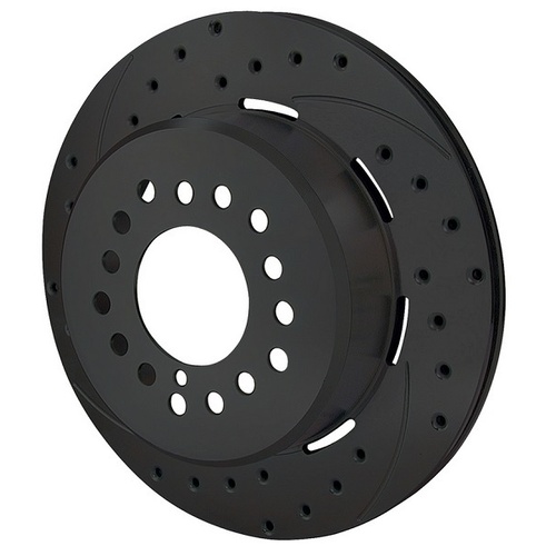 SRP Drilled Performance Rotor & Hat R/H- 32 Vanes (WB160-9815-BK)