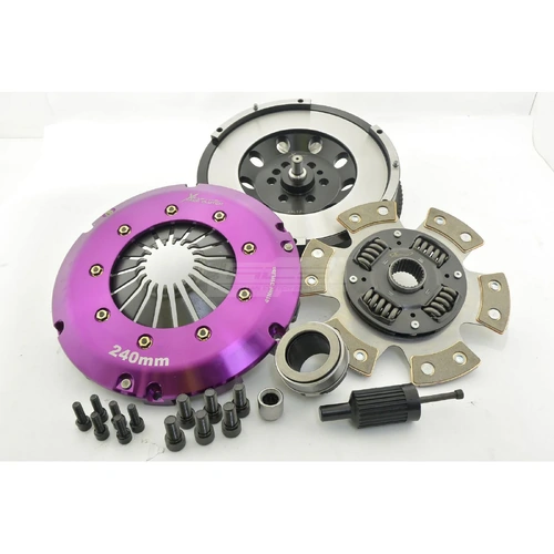 Stage 2R Extra HD Sprung Ceramic Clutch Kit with Single-mass Flywheel